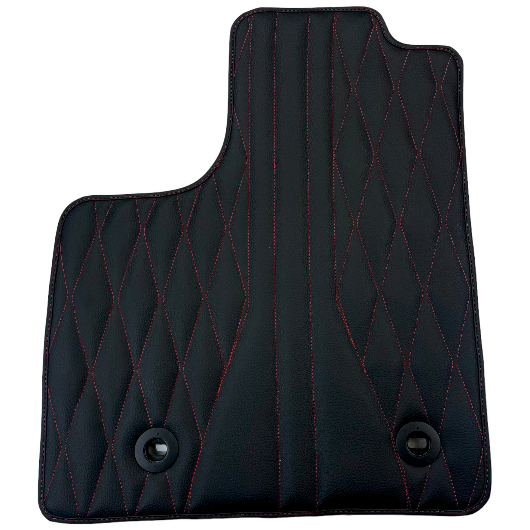 Leather Floor Mats for Lexus CT (2011-2014) with Red Stitching