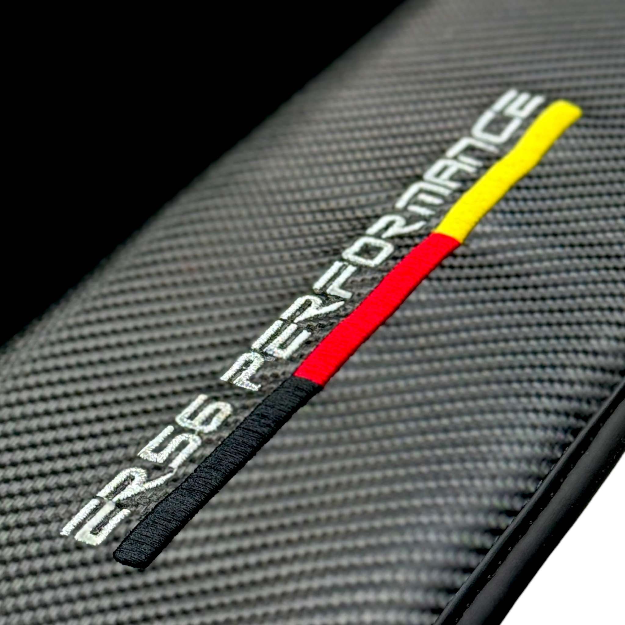 Black Floor Mats For BMW X6M Series F86 | ER56 Performance | Carbon Edition