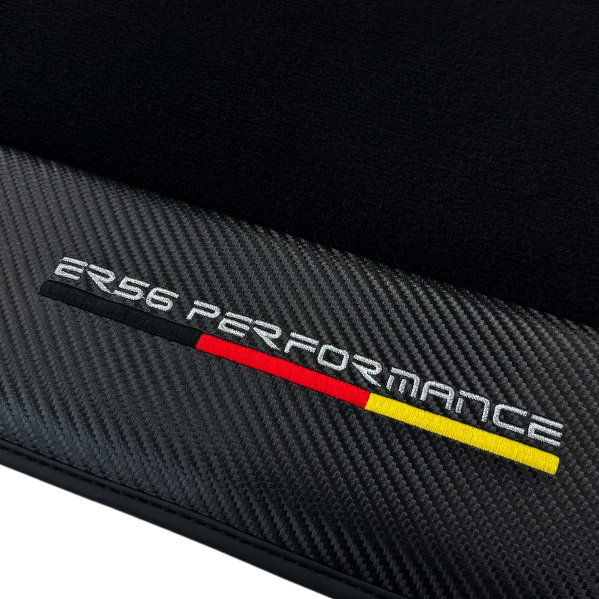 Black Floor Mats For BMW X6M E71 SUV | ER56 Performance | Carbon Edition