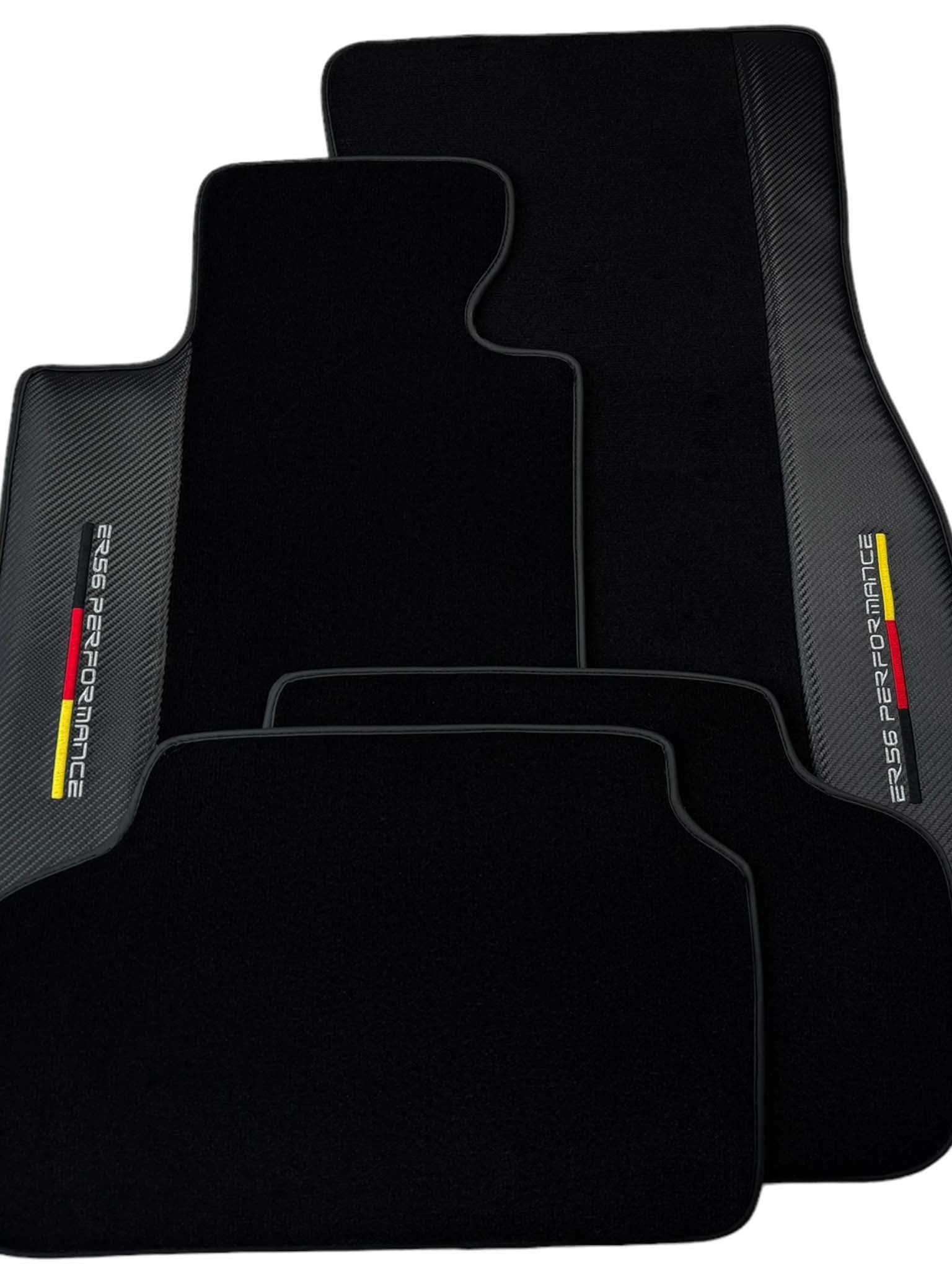 Black Floor Floor Mats For BMW 6 Series G32 GT Gran Turismo | ER56 Performance | Carbon Edition