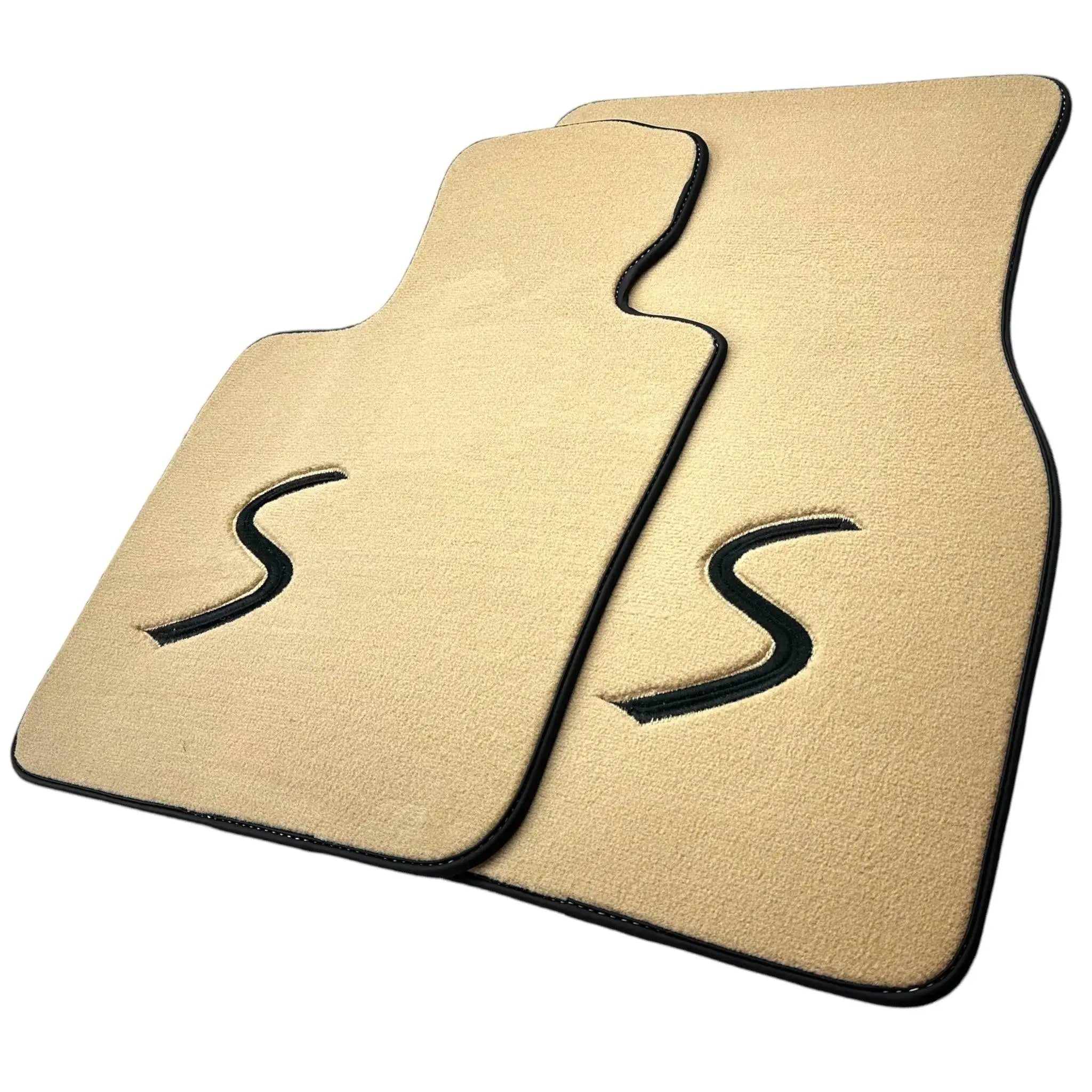 Beige Floor Mats for Mini Countryman R60 (2010-2017)