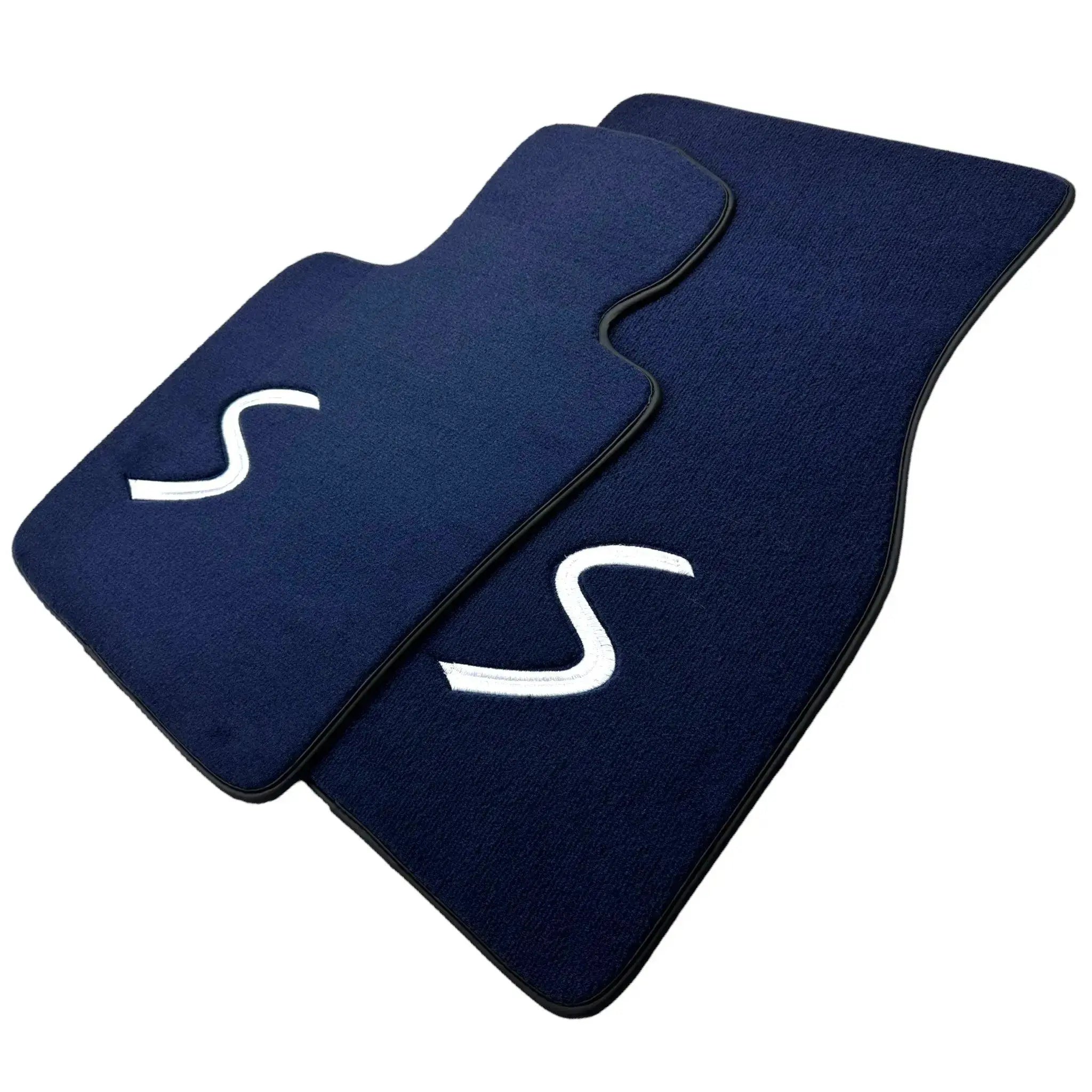 Dark Blue Floor Mats for Mini Cabrio R52 Convertible (2004-2009)