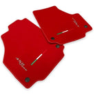 Floor Mats For Ferrari 458 Spider 2012-2015 Red Autowin Brand Italian Edition - AutoWin