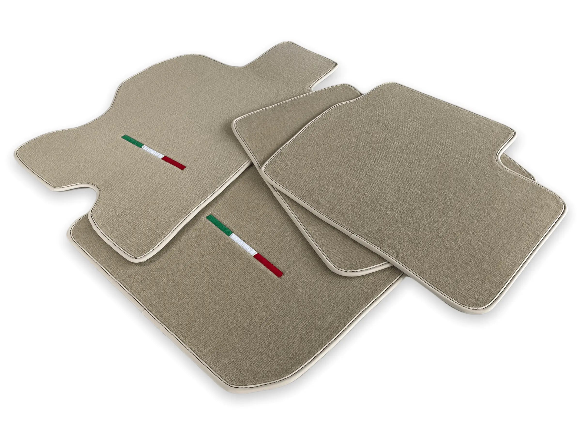 Floor Mats For Ferrari FF 2011-2016 Beige It Edition - AutoWin