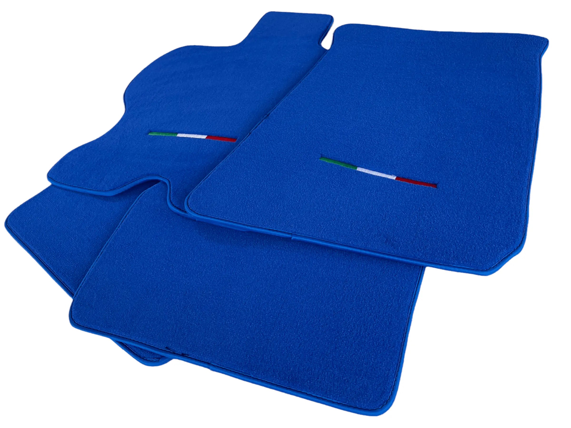 Floor Mats For Ferrari FF 2011-2016 Blue Italy Edition - AutoWin