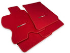 Floor Mats For Ferrari FF 2011-2016 RED Italy Edition - AutoWin