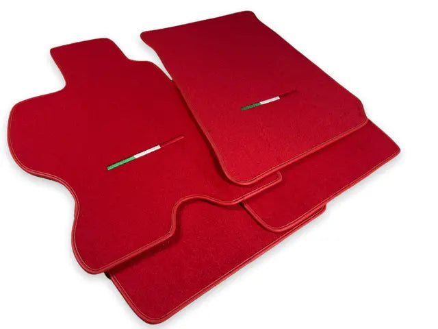 Floor Mats For Ferrari FF 2011-2016 RED Italy Edition - AutoWin