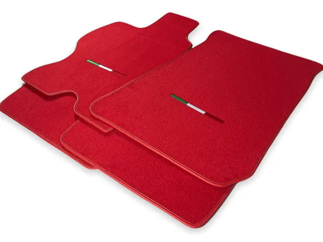 Floor Mats For Ferrari FF 2011-2016 RED Italy Edition - AutoWin