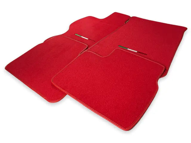 Floor Mats For Ferrari FF 2011-2016 RED Italy Edition - AutoWin