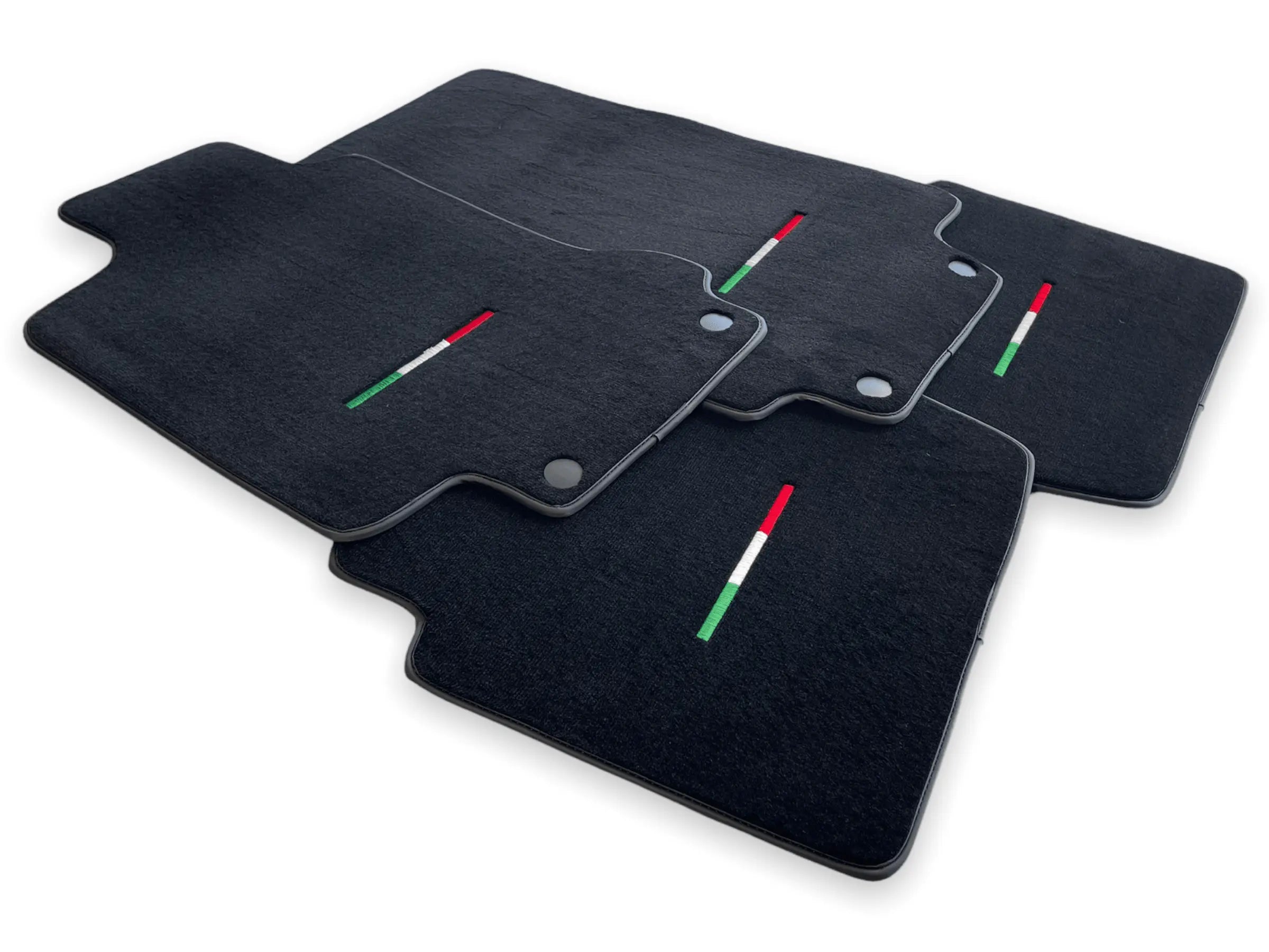 Floor Mats For Maserati GranTurismo Black IT Edition - AutoWin