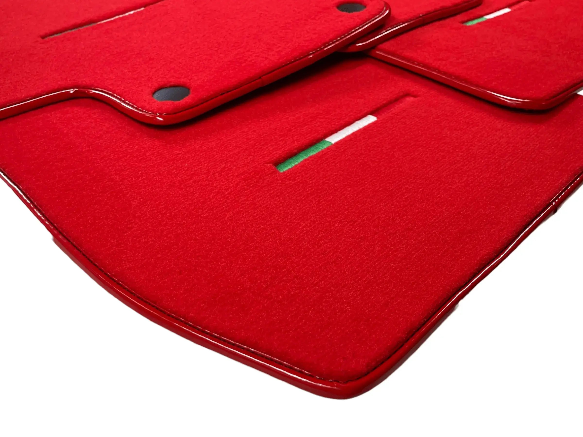 Floor Mats For Maserati GranTurismo Red IT Edition - AutoWin