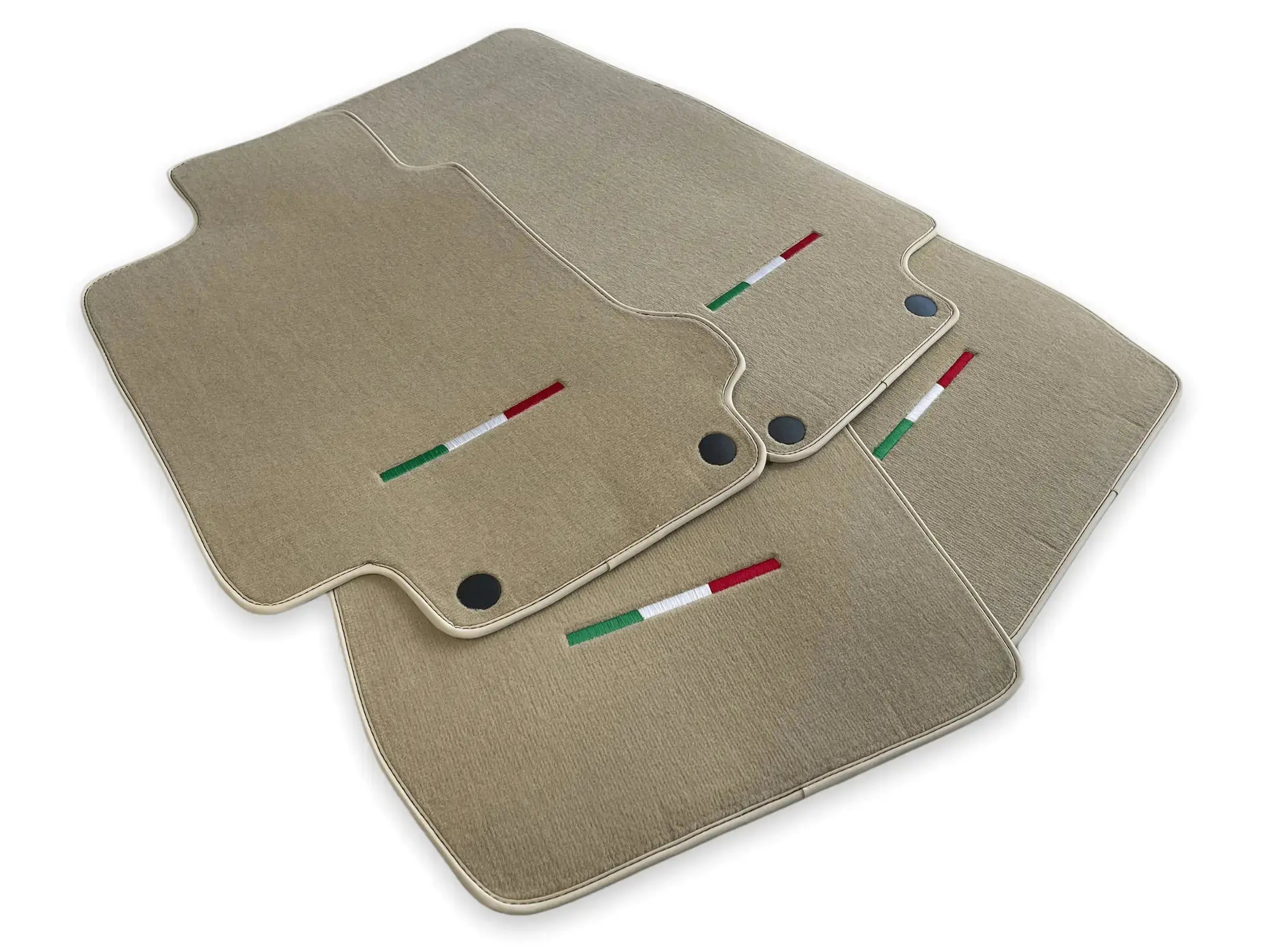 Floor Mats For Maserati GranTurismo Beige IT Edition - AutoWin