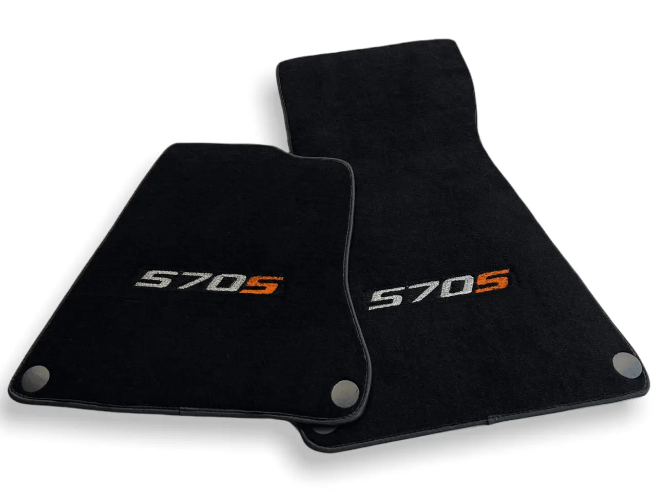 Floor Mats For McLaren 570S Black Tailored Carpets Set AutoWin - AutoWin