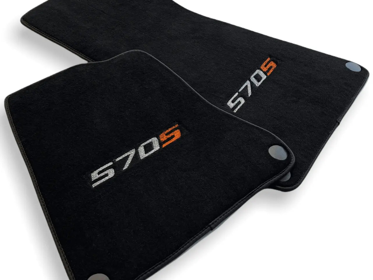 Floor Mats For McLaren 570S Black Tailored Carpets Set AutoWin - AutoWin