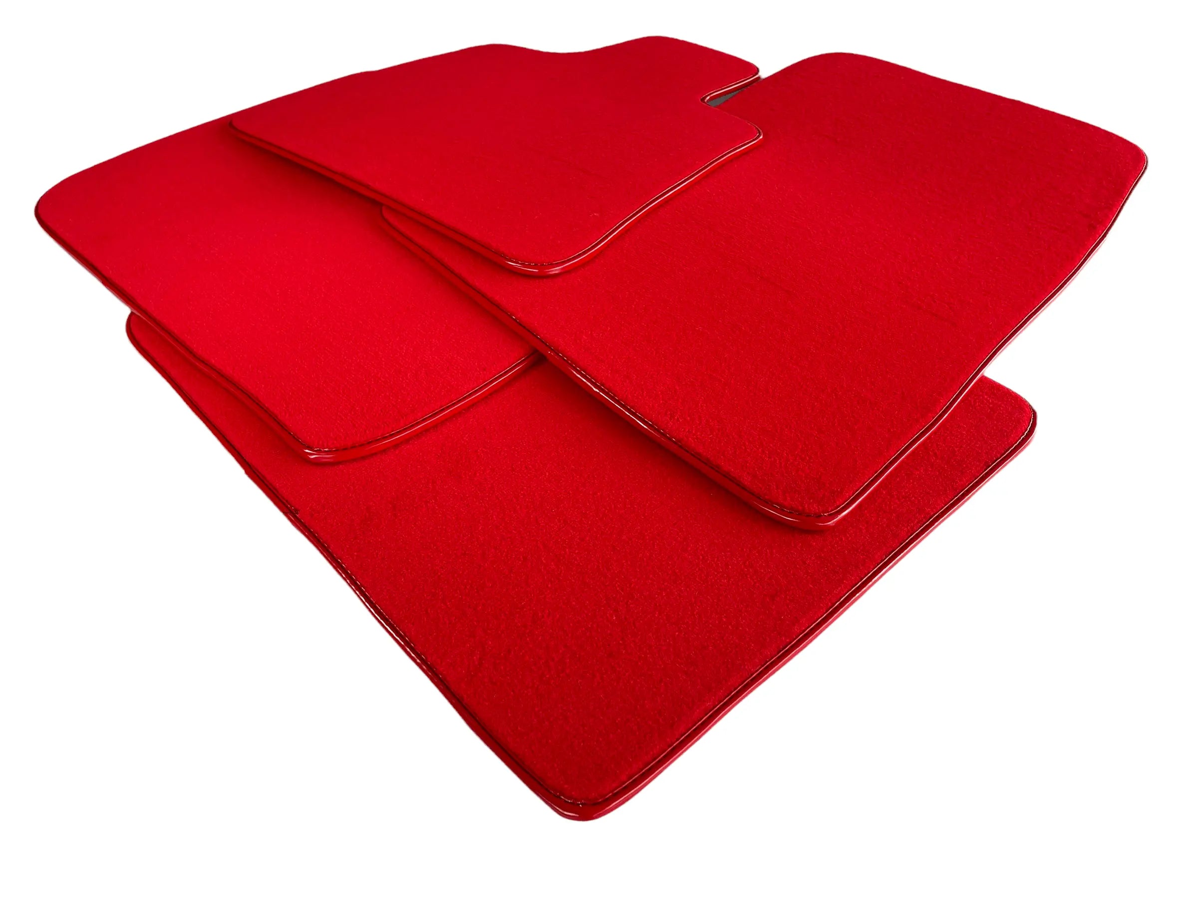 Floor Mats For Rolls Royce Shadow 1965-1977 Red - AutoWin