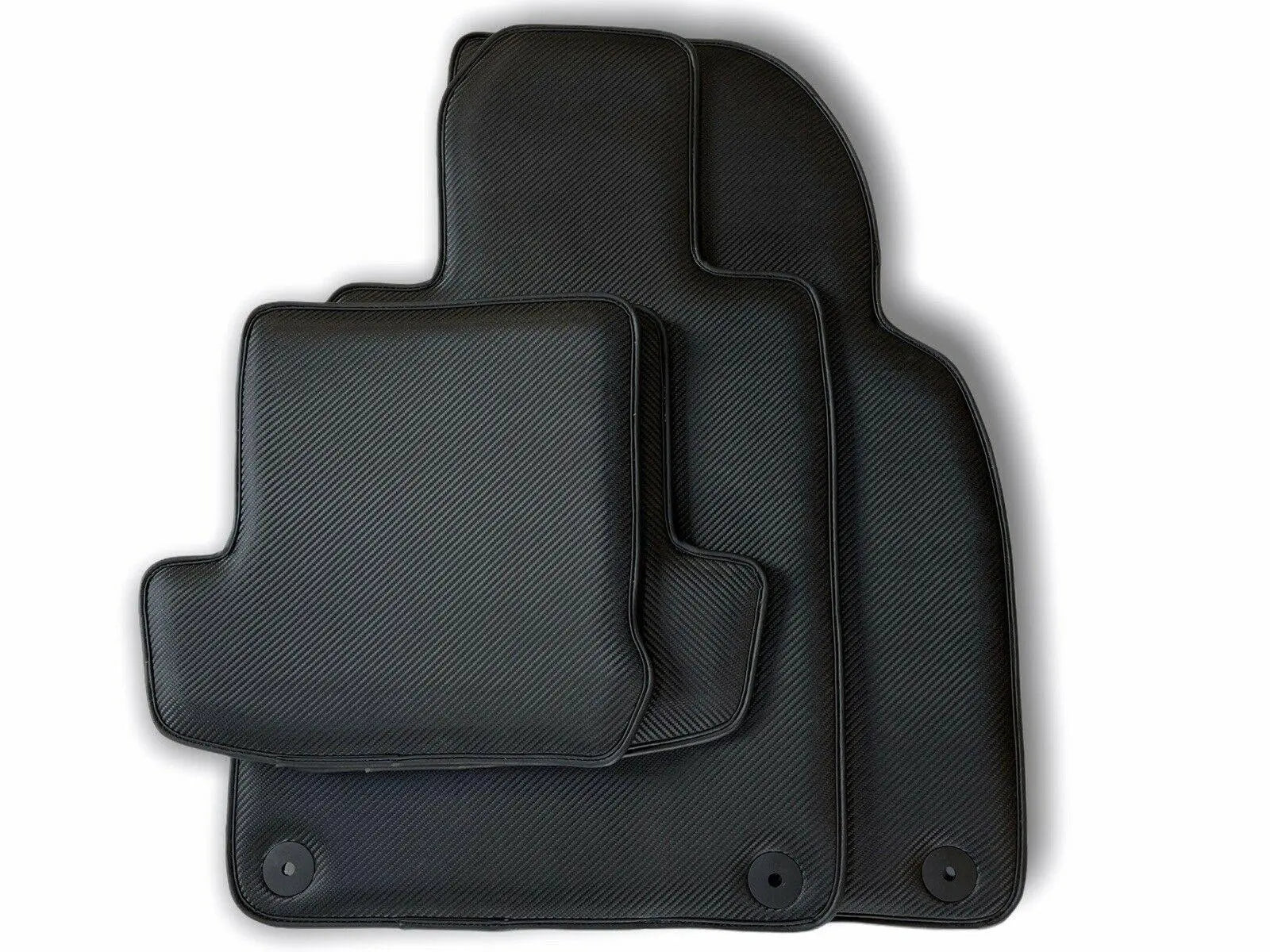 Floor Mats for Porsche Cayenne 2003-2010 Carbon Fiber Carpets AutoWin - AutoWin