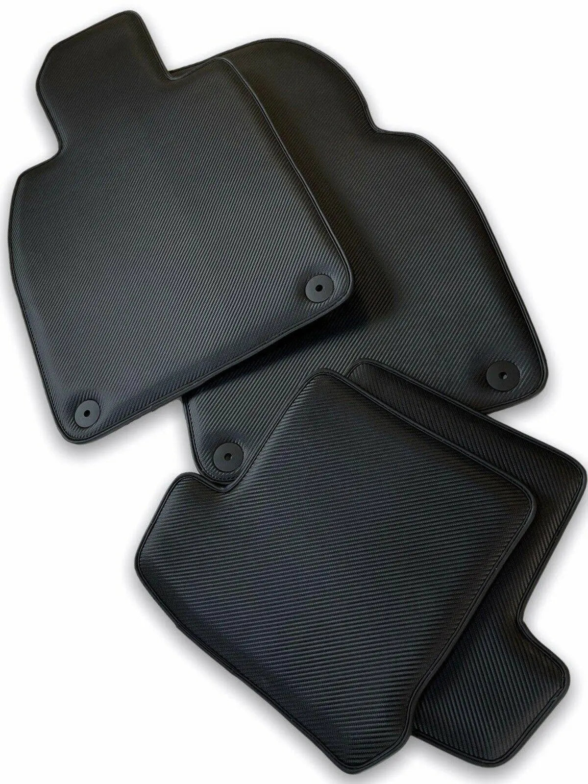 Floor Mats for Porsche Macan Carbon Fiber Carpets AutoWin - AutoWin