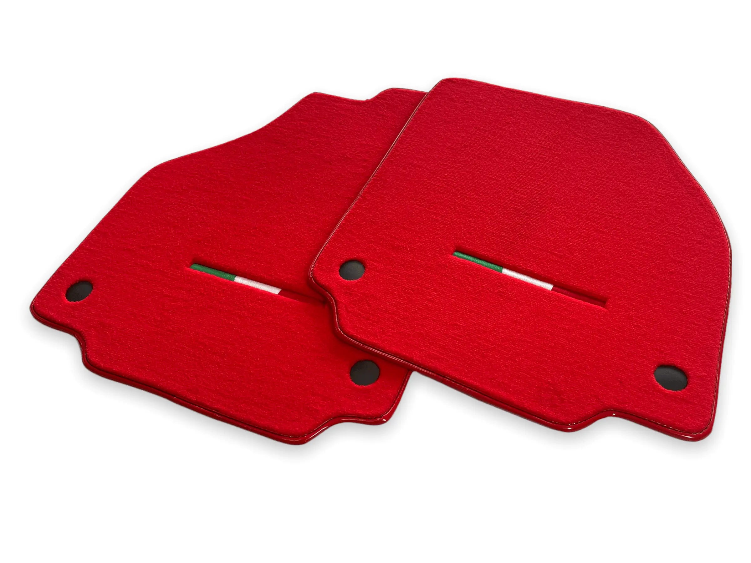 Mats For Ferrari 488 GTB 2015-2022 Red AutoWin Brand Italian Edition - AutoWin