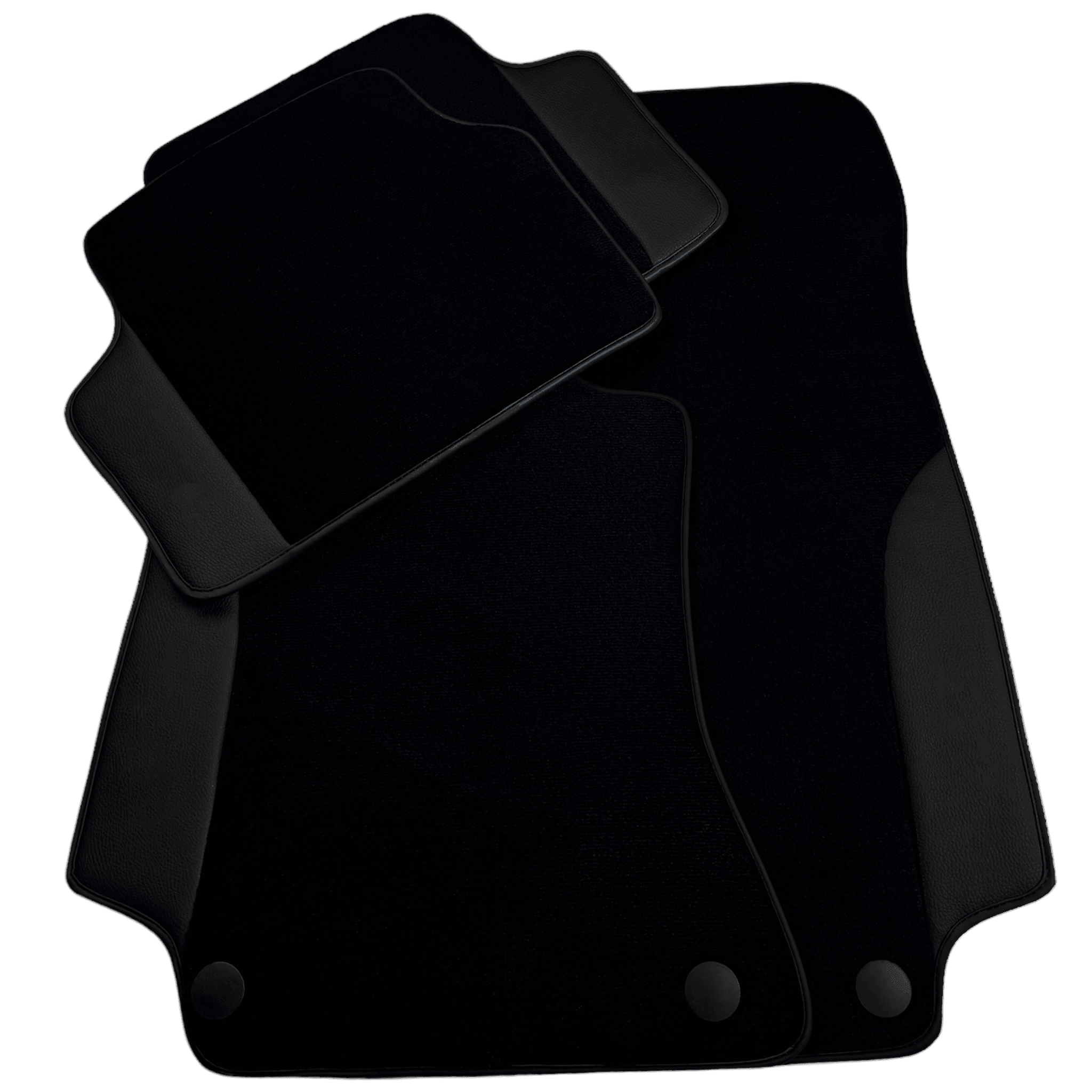 Customizable Black Floor Mats For Mercedes Benz GLC-Class C253 Coupe (2020-2023) Hybrid 