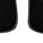 Black Floor Mats for Mini Cooper / One F56 3-Doors (2014-2023) with Gray Trim - AutoWin