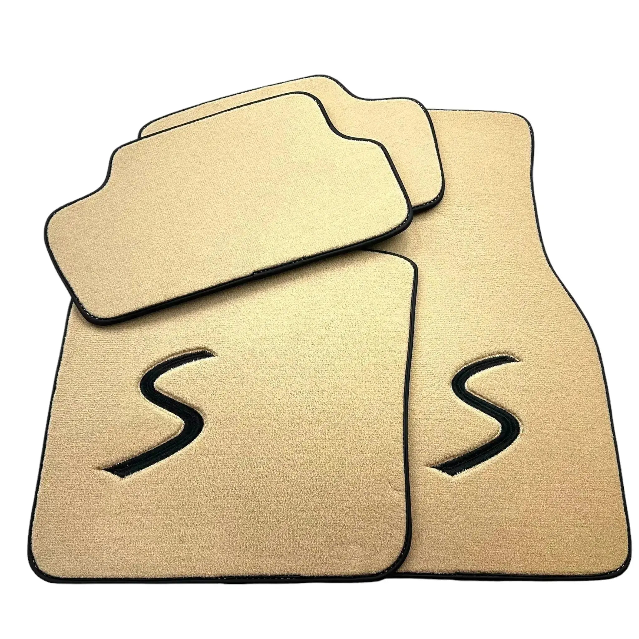 Beige Floor Mats for Mini Cooper / One R56 (2007-2014)