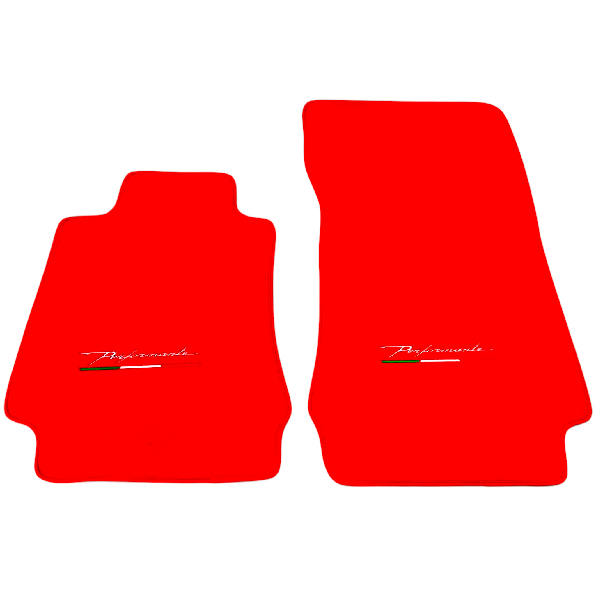 Red Floor Mats for Alfa Romeo Spider (1966-1993) - AutoWin