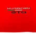 Red Color Floor Mats for Lamborghini Huracan STO