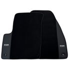 ER56 Design Black Floor Mats for Chevrolet Nubira J200 (2003-2008) with Leather - AutoWin