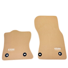 Beige Floor Mats for Jaguar F-Pace (2021-2024) Plug-in Hybrid by ER56 Design