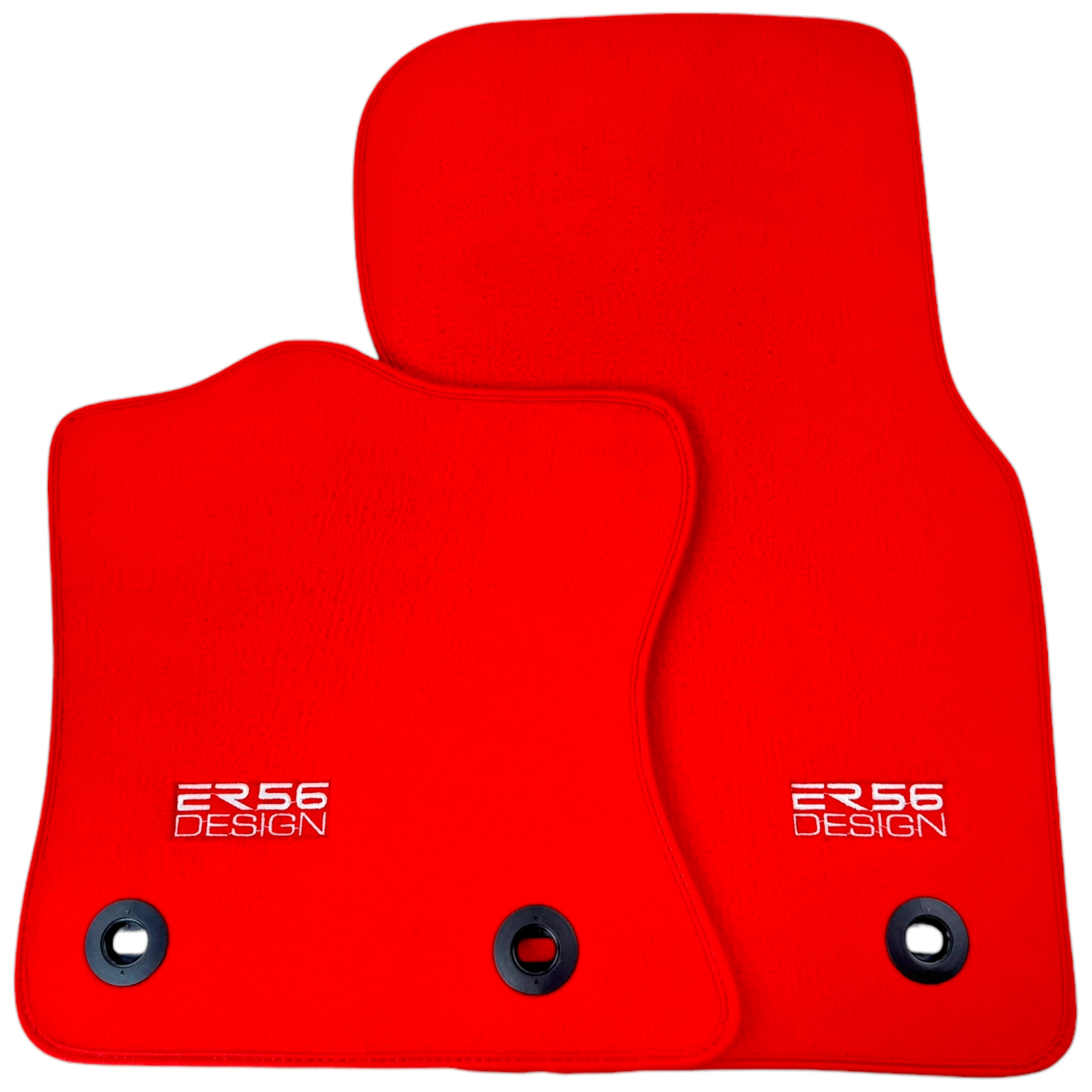 Red ER56 Design Floor Mats for Jaguar XE (2019-2024)