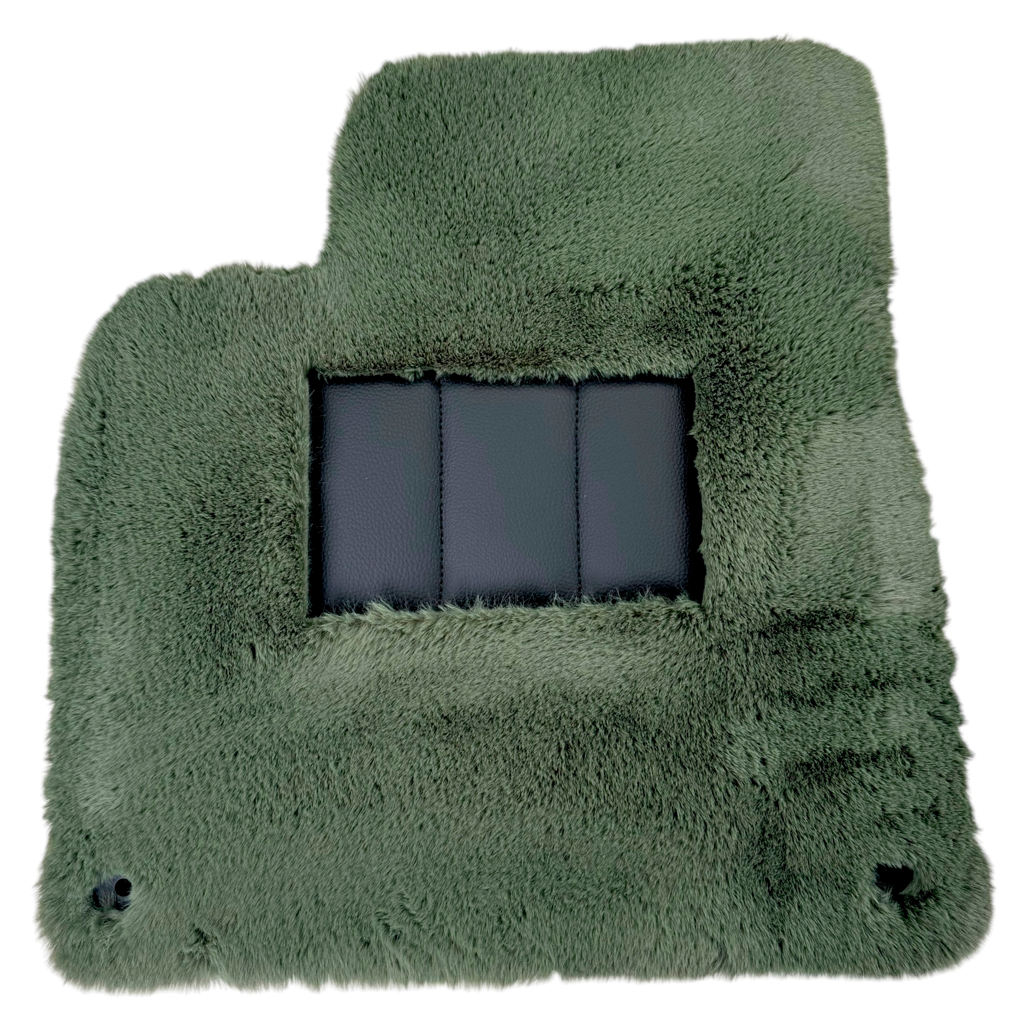 Genuine Light Green Sheepskin Floor Mats Bentley Arnage (1998-2009)