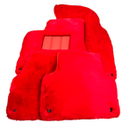 Red Sheepskin Floor Mats for Bentley Bentayga