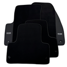 ER56 Design Black Floor Mats for Chrysler Town & Country (1941-2016) with Leather - AutoWin