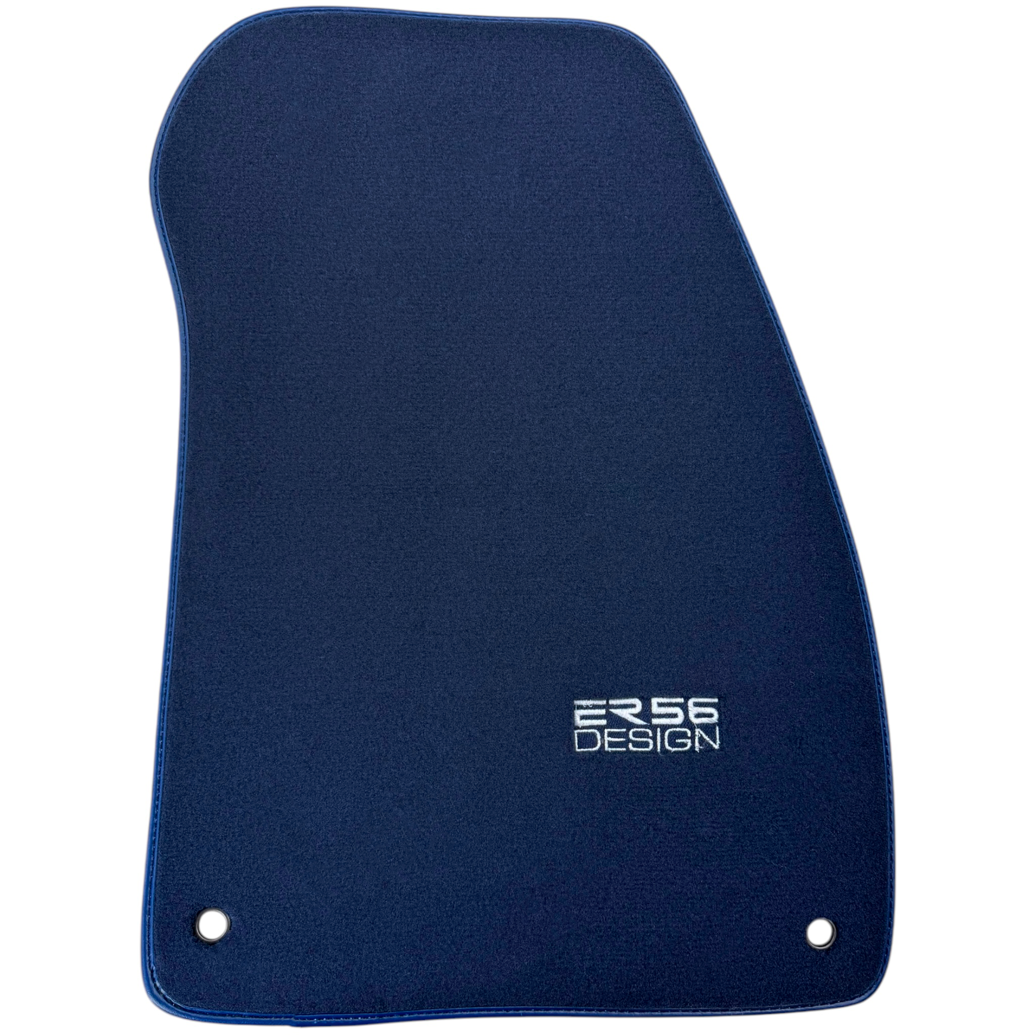 Dark Blue Floor Mats for Jeep Wrangler JK (2007-2018) 5 Doors Double Fixation by ER56 Design