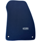 Dark Blue Floor Mats for Jeep Commander (2006-2010) by ER56 Design