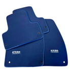 Dark Blue Floor Mats for Chevrolet Malibu Sedan (2008-2012) by ER56 Design