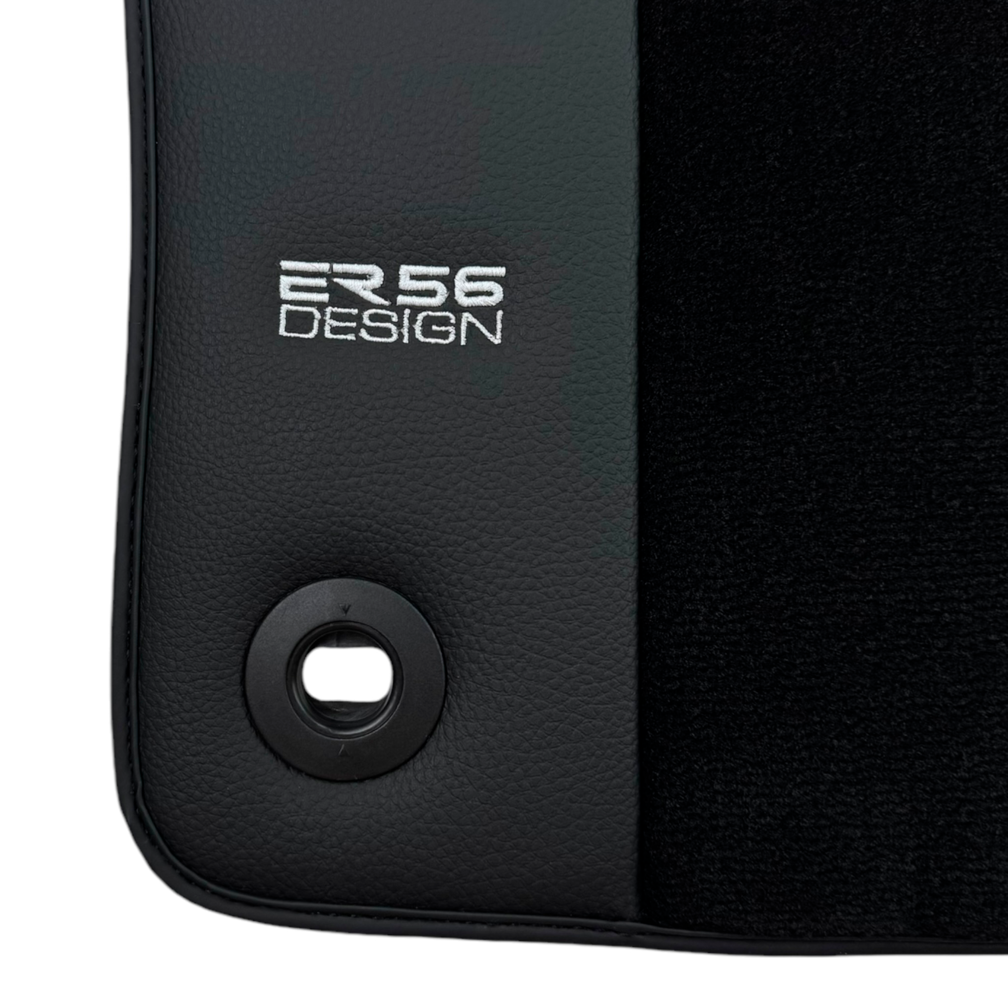 Black ER56 Design Floor Mats for Jaguar F-Type (2014-2020)