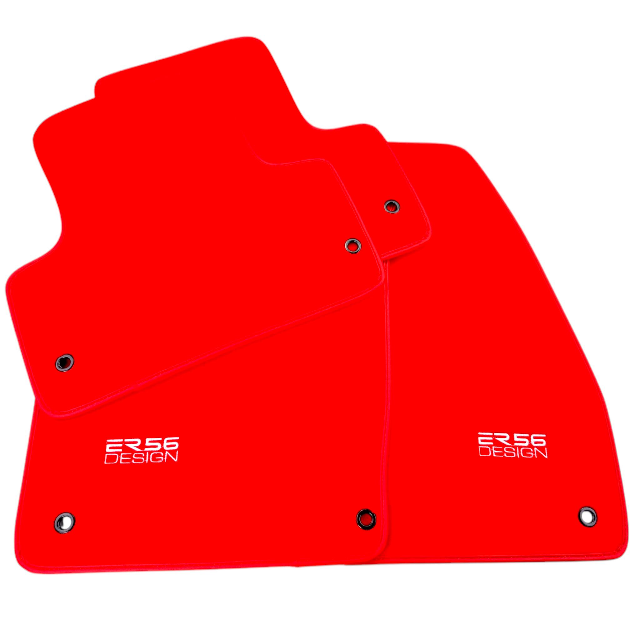 Red Floor Mats for Chevrolet Camaro Fifth Generation (2010-2015) by ER56 Design - AutoWin