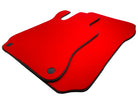 Red Floor Mats For Mercedes-Benz SL R231 2012–2020 Black Trim