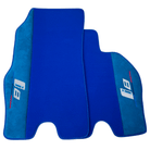 Blue Floor Mats for BMW i8 Series L12 L15 with M Package - AutoWin