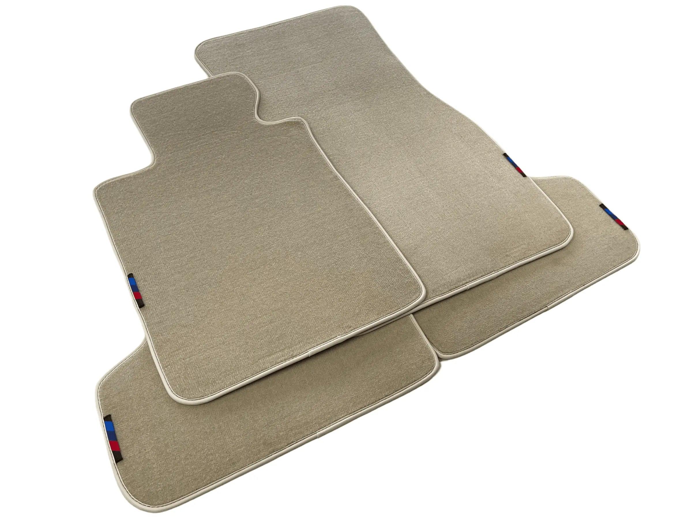 Beige Mats For BMW M5 E34 With M Package - AutoWin
