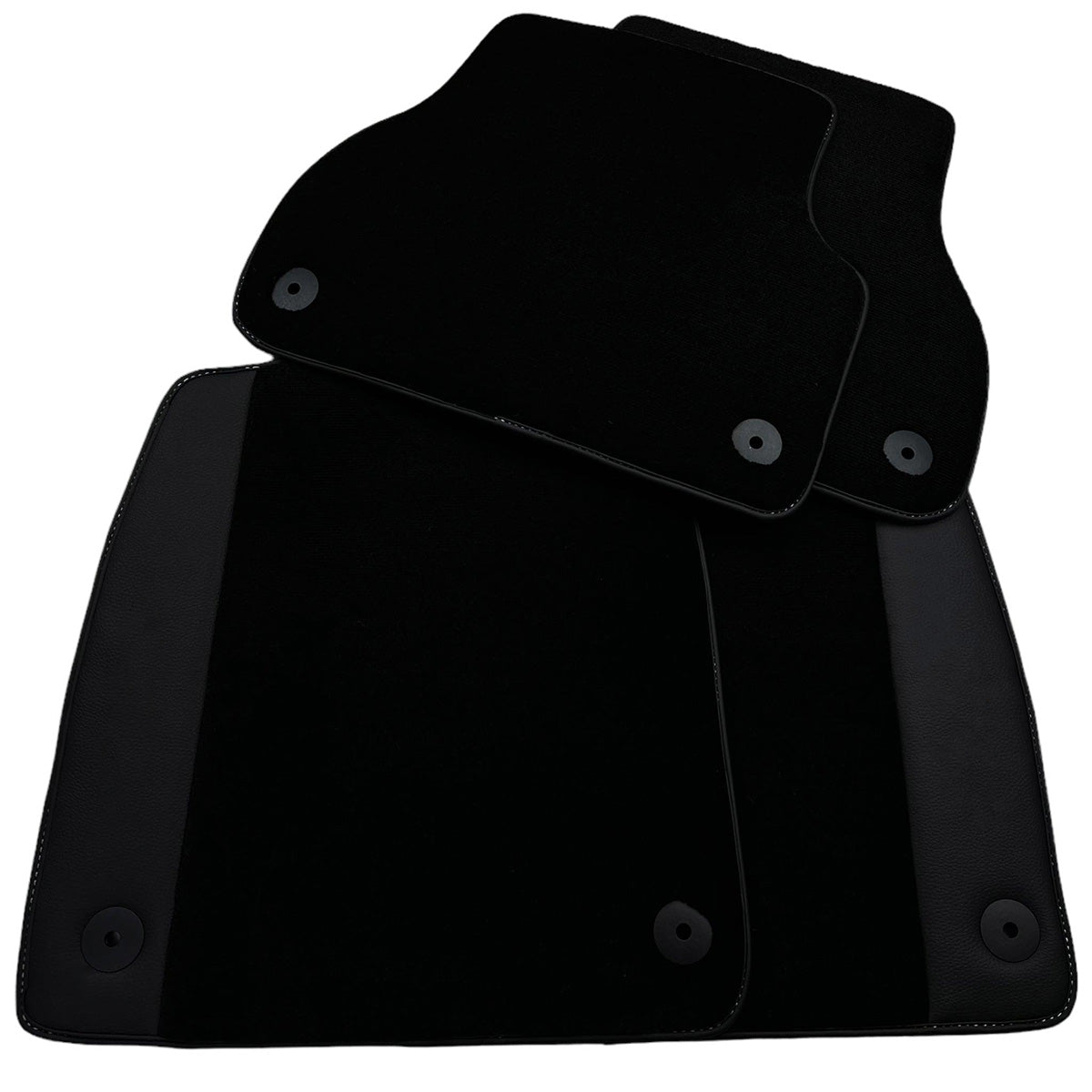 Custom Black Floor Mats for Audi A6 - C6 Avant (2004-2008) 