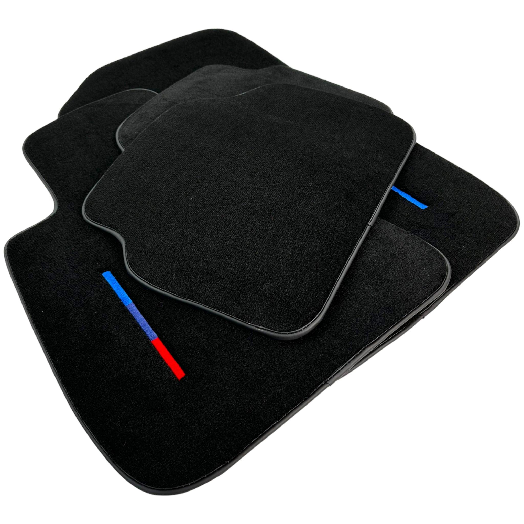 Black Floor Mats For BMW 3 Series E90 Tailored Set - AutoWin