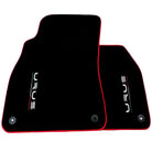 Black Floor Mats for Lamborghini Urus with Red Trim | RHD