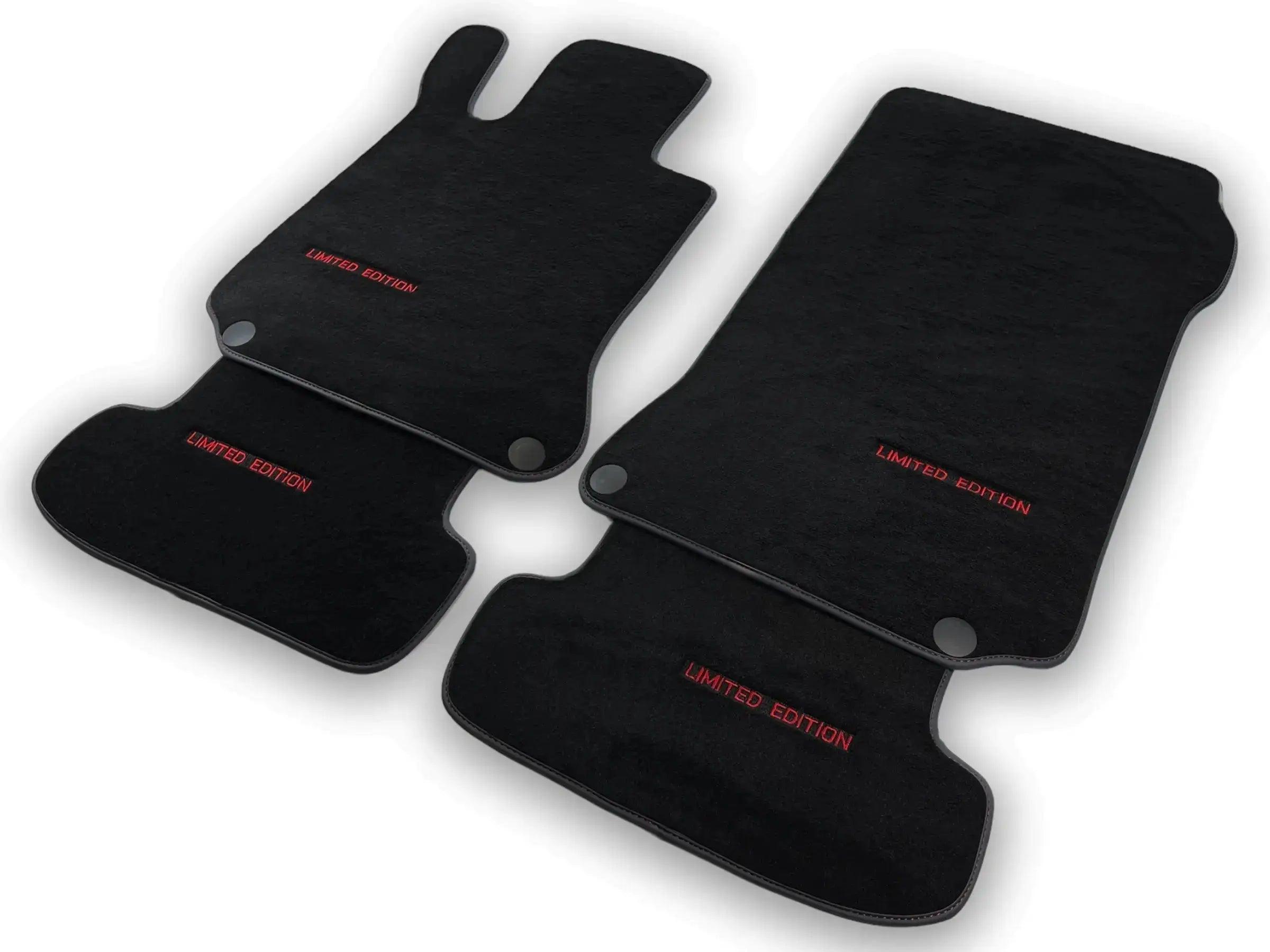 Black Floor Mats For Mercedes Benz E-Class W211 Sedan (2002-2009) | Limited Edition - AutoWin