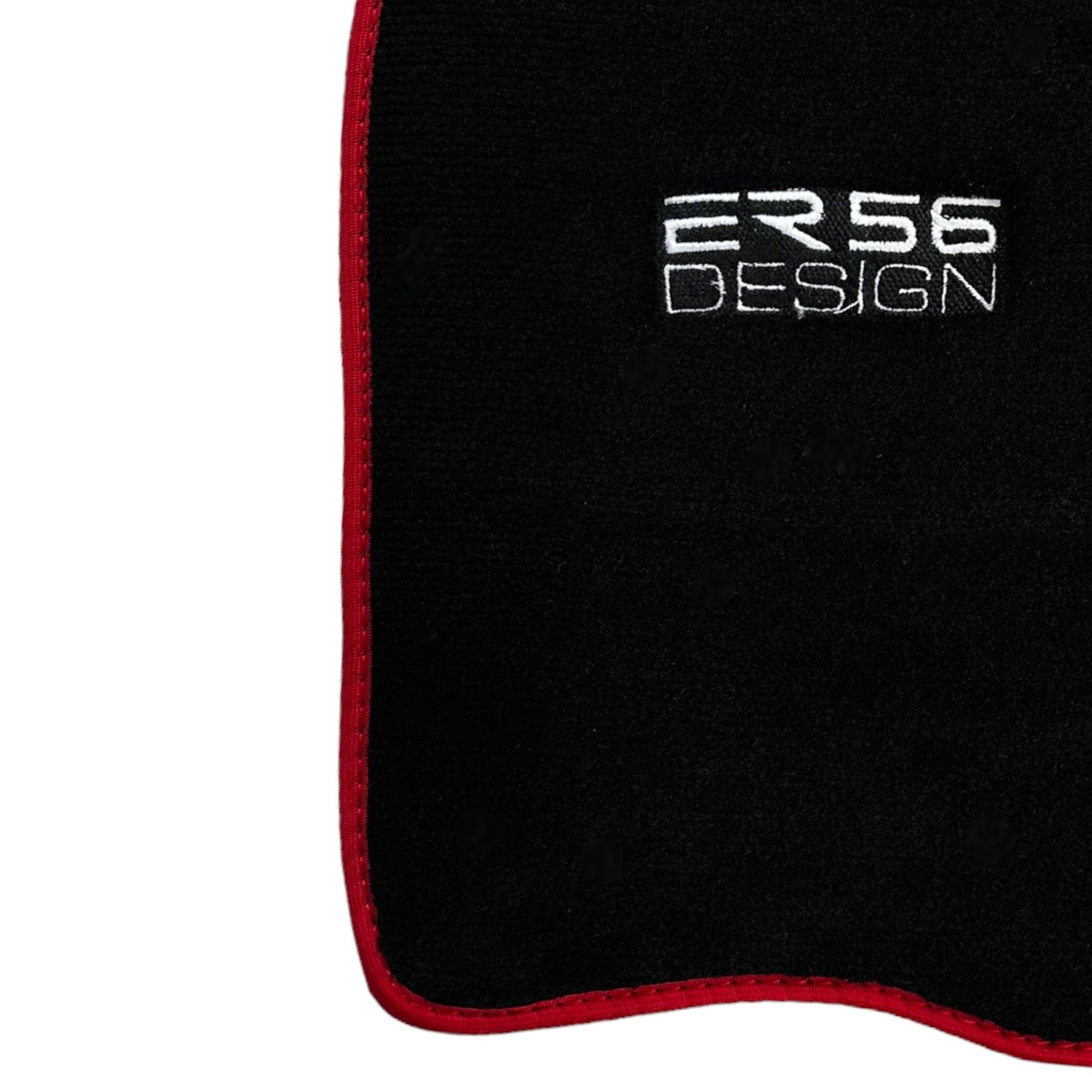 Black Floor Mats For Toyota Land Cruiser 90 (1997-2003) ER56 Design