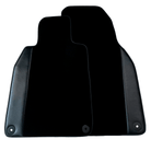 Black Floor Mats for Porsche 911 - 964 (1989-1994) with Carbon - AutoWin