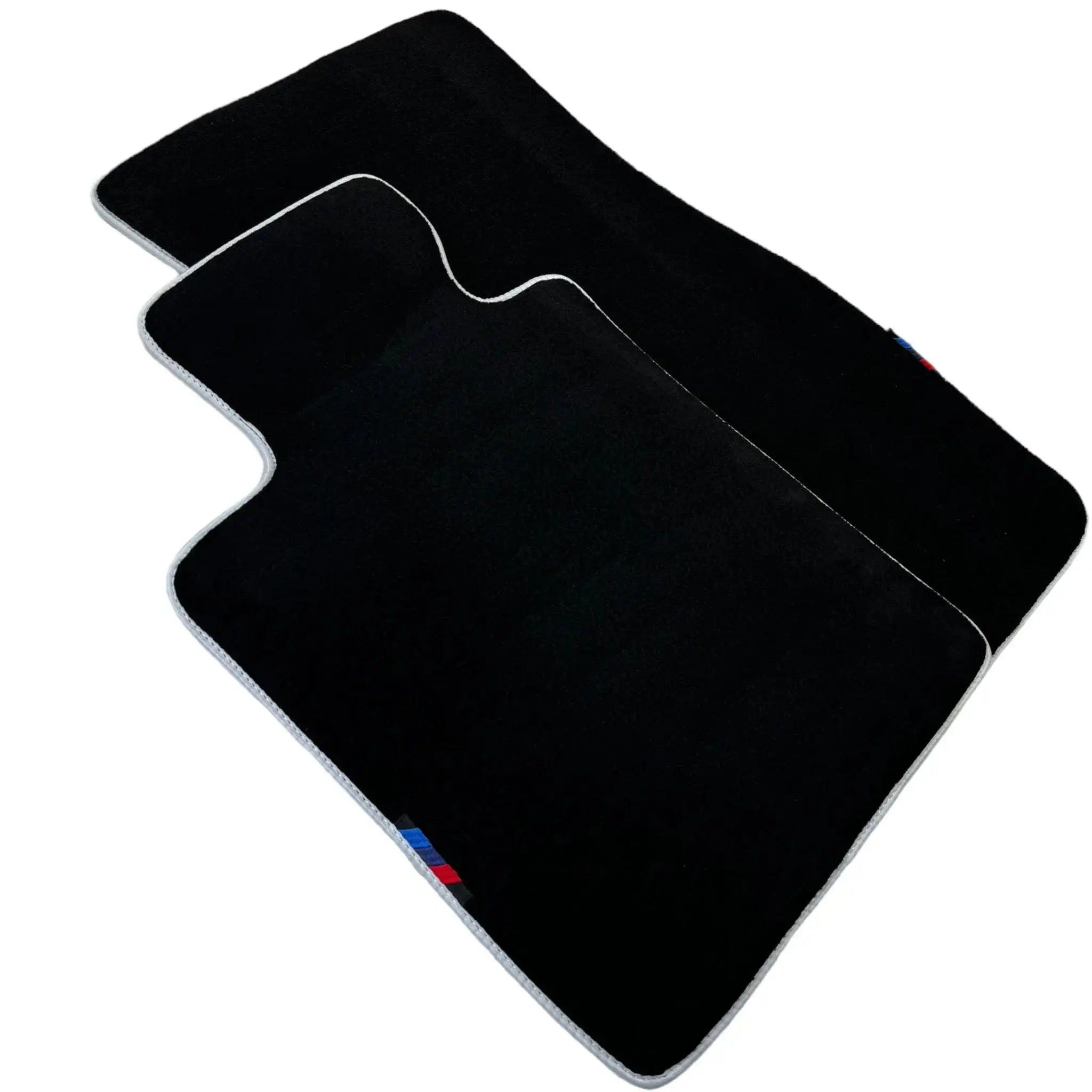 Black Mats For BMW 5 Series G31 Wagon | White Trim - AutoWin