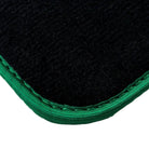 Black Mats For BMW M6 E64 Convertible | Green Trim - AutoWin