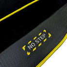 Black Mats For BMW X5M F95 SUV | Fighter Jet Edition | Yellow Trim - AutoWin